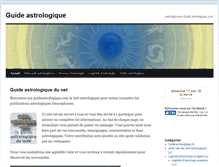 Tablet Screenshot of guideastrologique.com